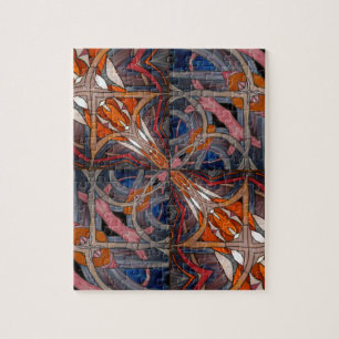 Puzzle Ventana de vidrio templado Kaleidoscope 18