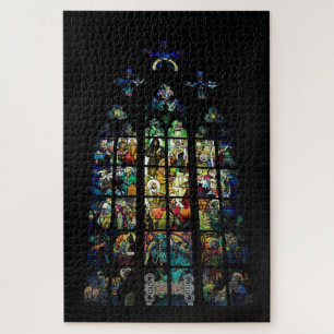 Puzzle Ventana en la Catedral de San Vitus por Alphonse M