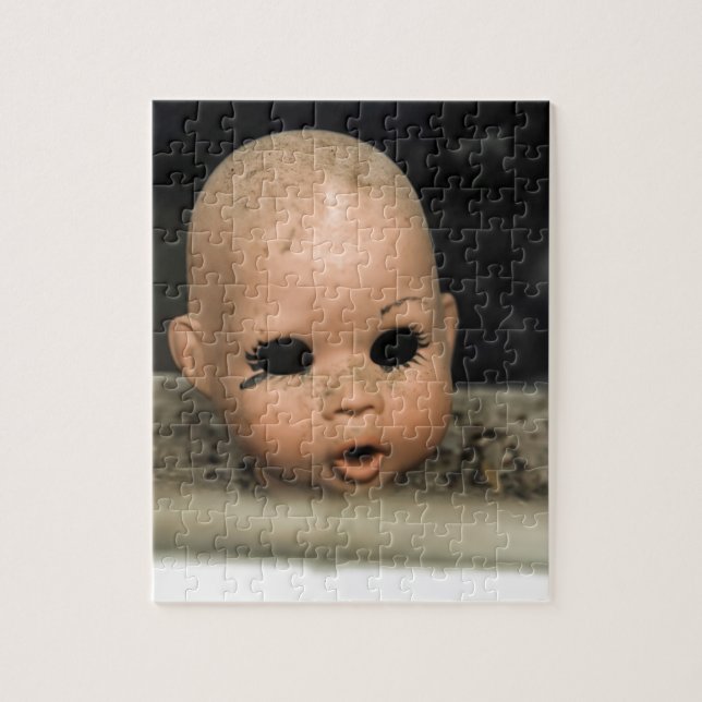 Puzzle Ventana sucia de la cabeza de la muñeca del (Vertical)