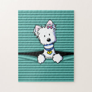 Puzzle Ventana Westie de KiniArt