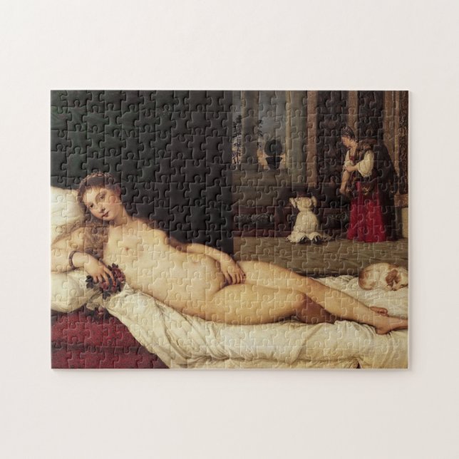 Puzzle Venus de la Venecia Urbino Titian 1538 (Horizontal)
