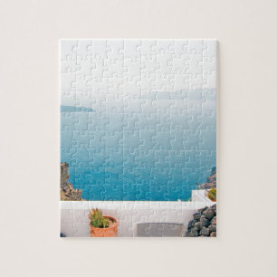 Puzzle Ver en la isla de Santorini