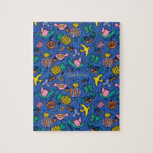 Puzzle Verano adorable y colorido personalizado