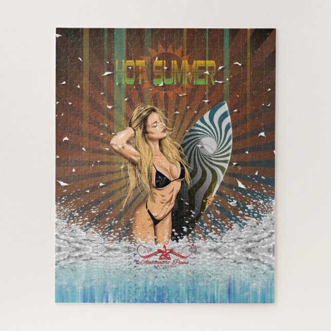 Puzzle Verano caliente (Vertical)