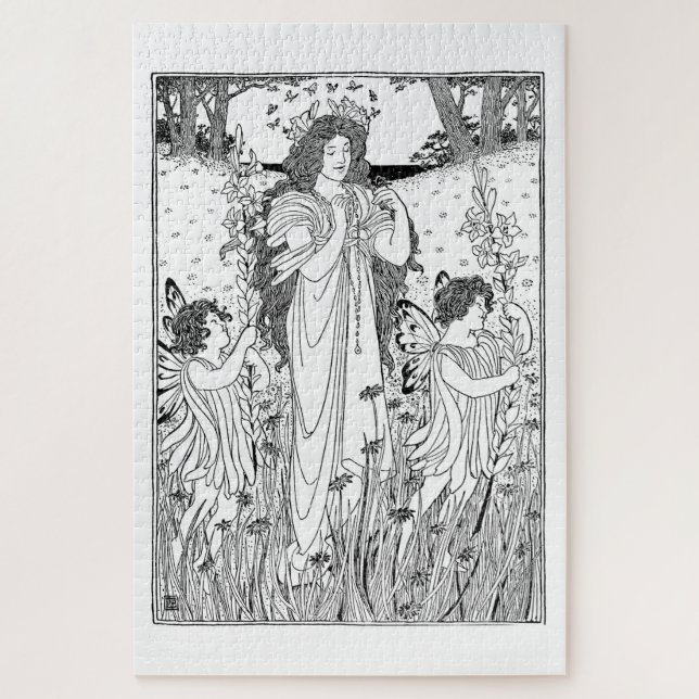 Puzzle Verano de la Naturaleza Madre (Vertical)