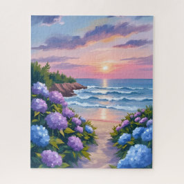 Puzzle Verano de Nueva Inglaterra | Pintura de Playa de H