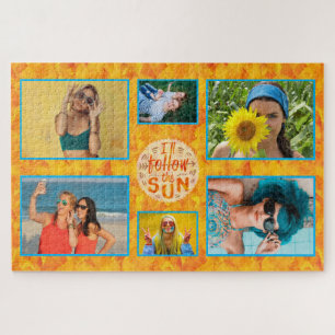 Puzzle Verano divertido seguiré el Collage de fotos Sun 