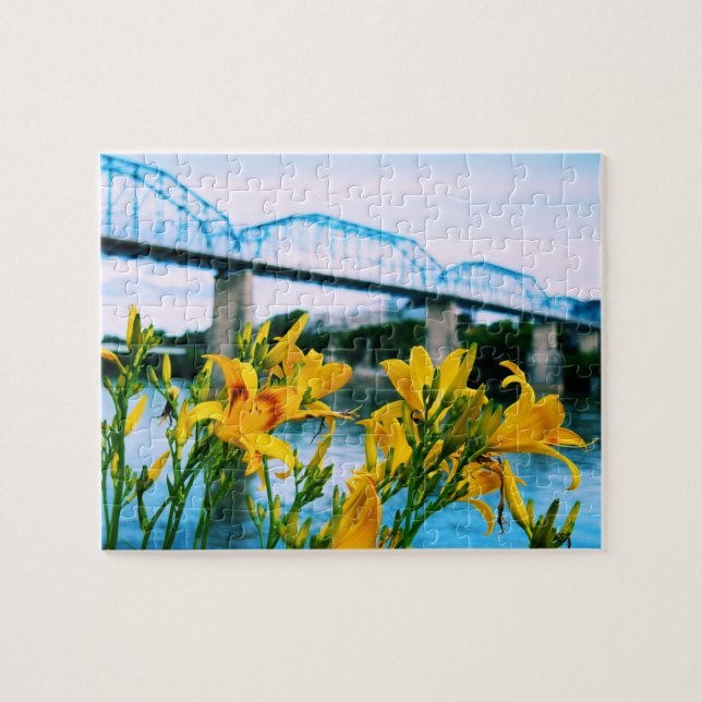 Puzzle Verano en Chattanooga - Puente Walnut Street 8x10 (Horizontal)