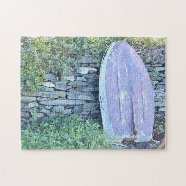 Puzzle Verano en Portland Maine Rowboat Beach Fotografía (Horizontal)