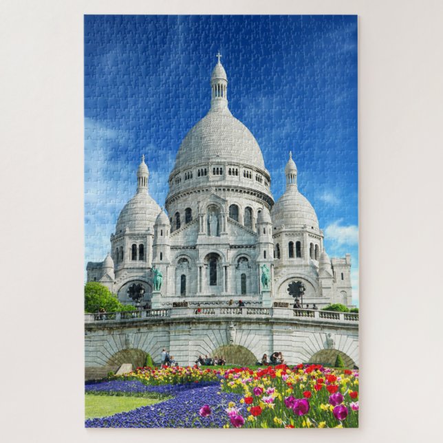 Puzzle Verano Sunshine Sacre-Coeur Basilica Francia (Vertical)