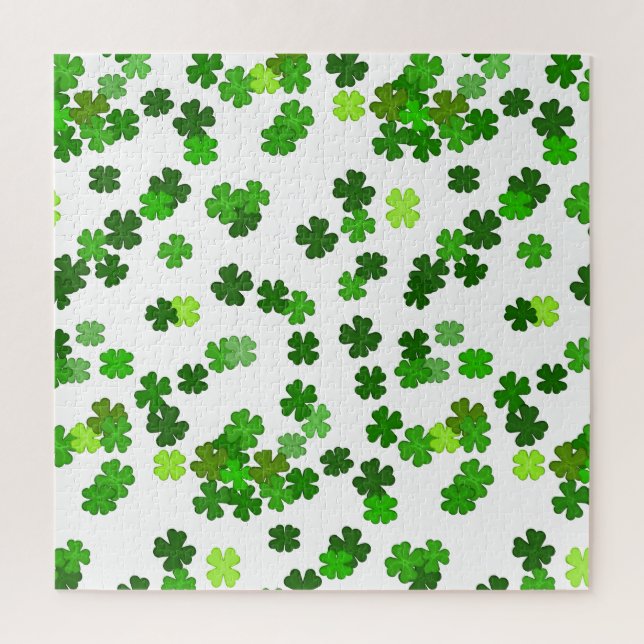 Puzzle Verde Kelly “Treboles que caen” (Vertical)