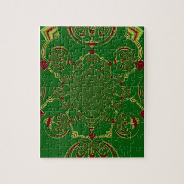 Puzzle Verde vintage (Vertical)