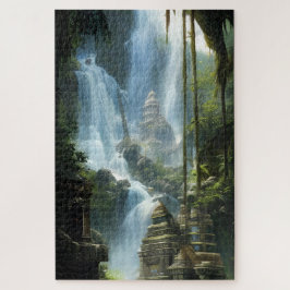 Puzzle Verdecroft Cascade Waterfall Art