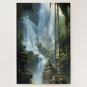 Puzzle Verdecroft Cascade Waterfall Art