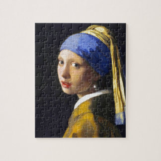 Puzzle ~ Vermeer del pendiente de la perla del chica w