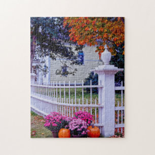 Puzzle Vermont en otoño.