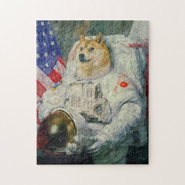 Puzzle Versión de la pintura del dux del astronauta (Vertical)