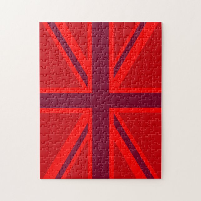 Puzzle Versión roja Unión británica Jack Decor (Vertical)