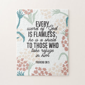 Puzzle Verso bíblico Proverb 30:5
