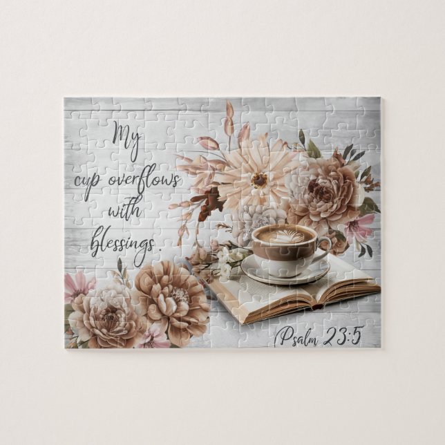 Puzzle Verso de la Biblia Cristiana inspiradora (Horizontal)