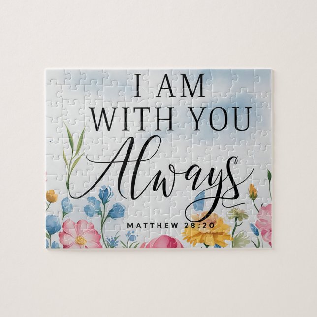 Puzzle Verso de la Biblia Cristiana inspiradora (Horizontal)