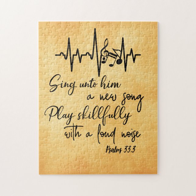 Puzzle Verso de la Biblia de los Salmos (Vertical)