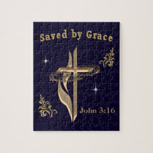 Puzzle Verso de la Biblia salvado por Grace