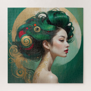 Puzzle "Vesendra" - Belleza esculpida, musa eterna