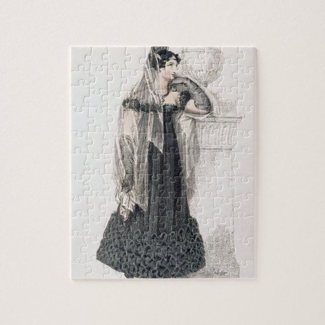 Puzzle Vestido de luto, placa de moda del representante (Vertical)