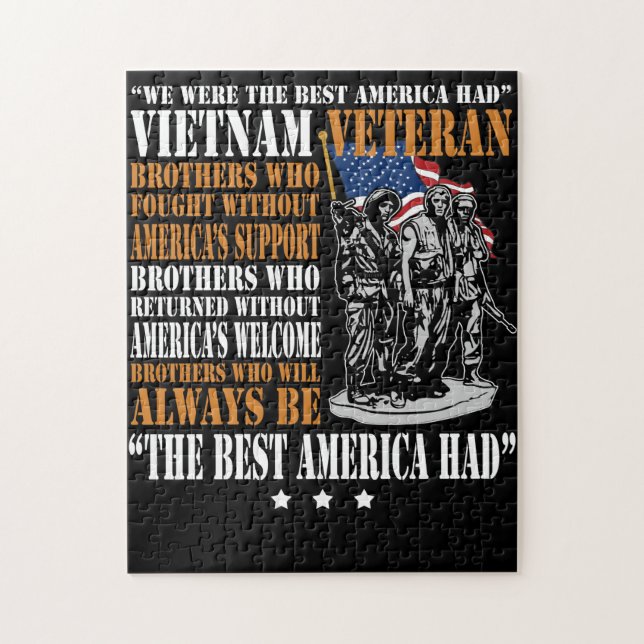 Puzzle Veterano De Vietnam: Lo Mejor Que Estados Unidos T (Vertical)