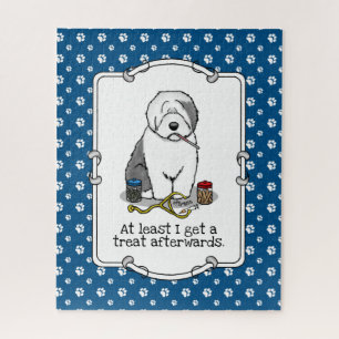 Puzzle Veterinario Oveja Inglés Gray 1 Cute Vet
