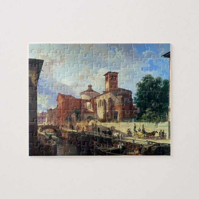 Puzzle Vía Fatabene Fratelli, Milano, 1830 (Horizontal)