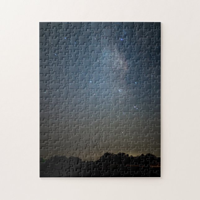 Puzzle Vía Láctea Azul Sobre Los Ozarks (Vertical)