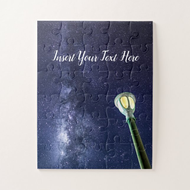 Puzzle Vía Láctea de noche estrellada Galaxia Estrellas S (Vertical)