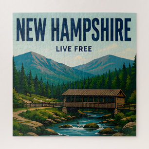 Puzzle Viaje a las Montañas Blancas de New Hampshire Nuev