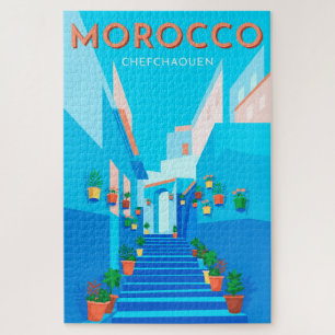 Puzzle Viaje a Marruecos por Chefchaouen