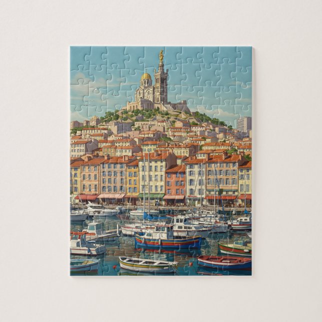 Puzzle Viaje a Marsella Francia (Vertical)