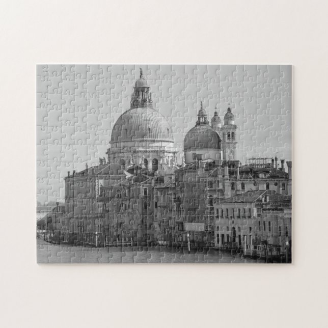 Puzzle Viaje al canal de Venecia de San Marcos Blancos Ne (Horizontal)