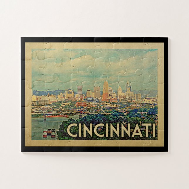 Puzzle Viaje de Cincinnati Ohio (Horizontal)