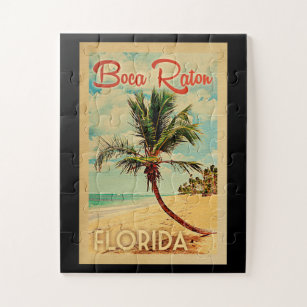Puzzle Viaje de cosecha de palma en playa de Boca Raton F
