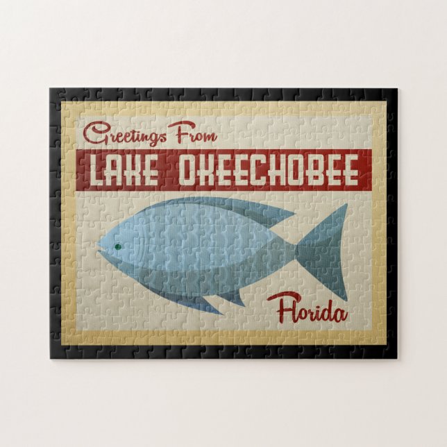 Puzzle Viaje de cosecha de peces del lago Okeechobee (Horizontal)
