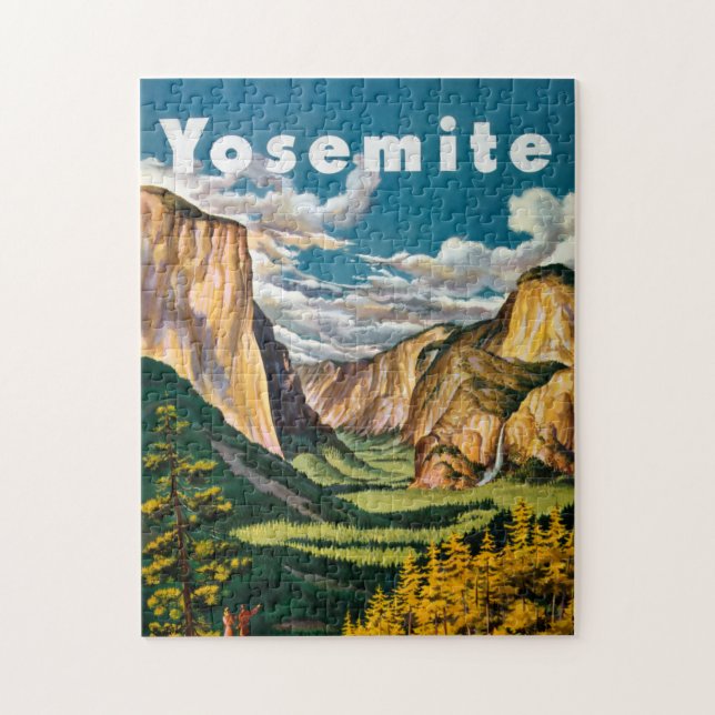 Puzzle Viaje de fotos históricas de Yosemite de arte anti (Vertical)