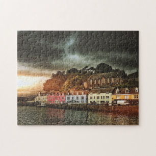 Puzzle Viaje De La Isla Stormy Portree De Skye Scotland