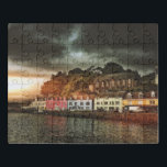 Puzzle Viaje De La Isla Stormy Portree De Skye Scotland<br><div class="desc">Este diseño temático de viajes presenta el histórico puerto de Portree en la isla de Skye en Escocia. tsanta</div>