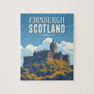 Puzzle Viaje de la Vieja Edimburgo en Escocia