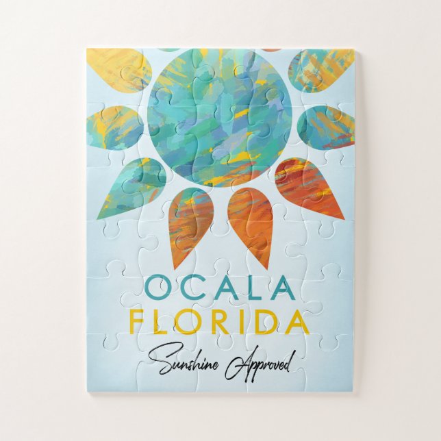 Puzzle Viaje de Ocala Florida Sunshine (Vertical)