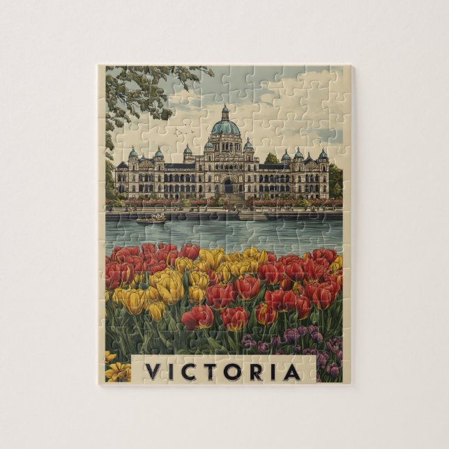 Puzzle Viaje de Victoria British Columbia (Vertical)