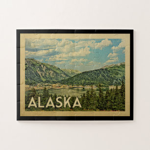 Puzzle Viaje del vintage de Alaska