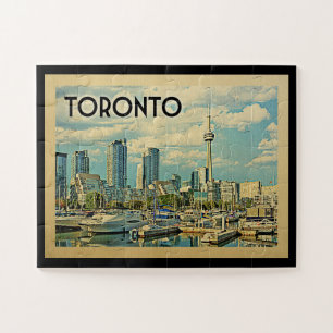 Puzzle Viaje del vintage de Toronto Canadá