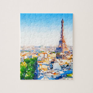 Puzzle Viaje Eiffel - París